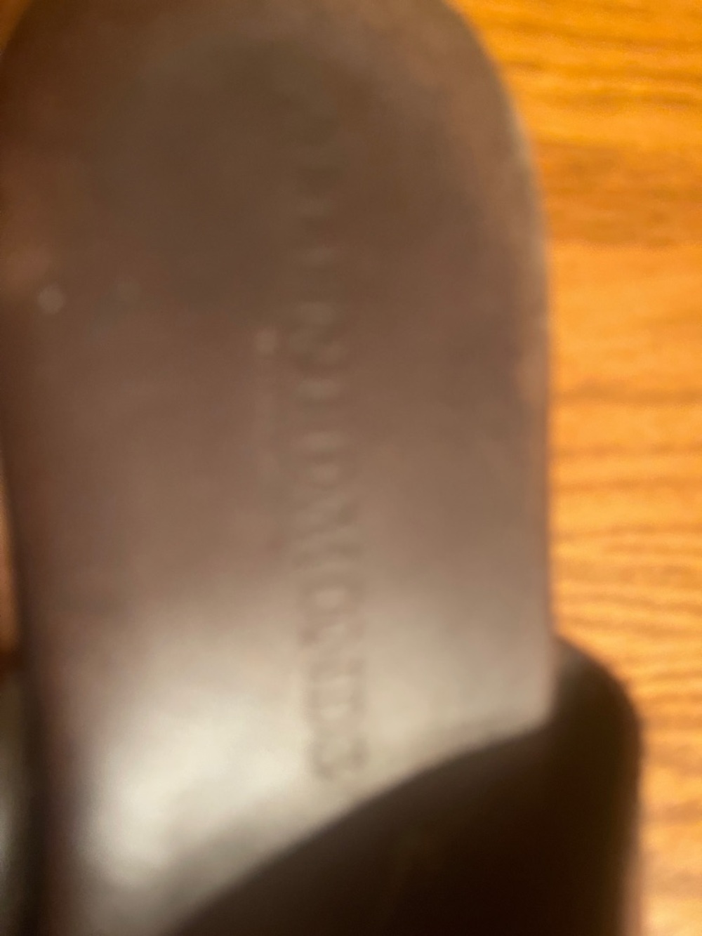 Allen Edmonds Brown Leather Cross-Strap Slide Sandals - Picture 2 of 3